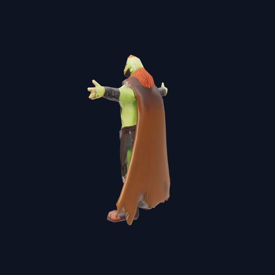 Fantasy Orc Warrior model pack